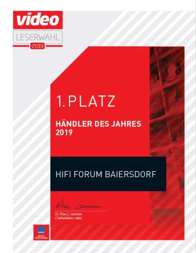 HiFi Forum Baiersdorf als „Händler des Jahres" ausgezeichnet