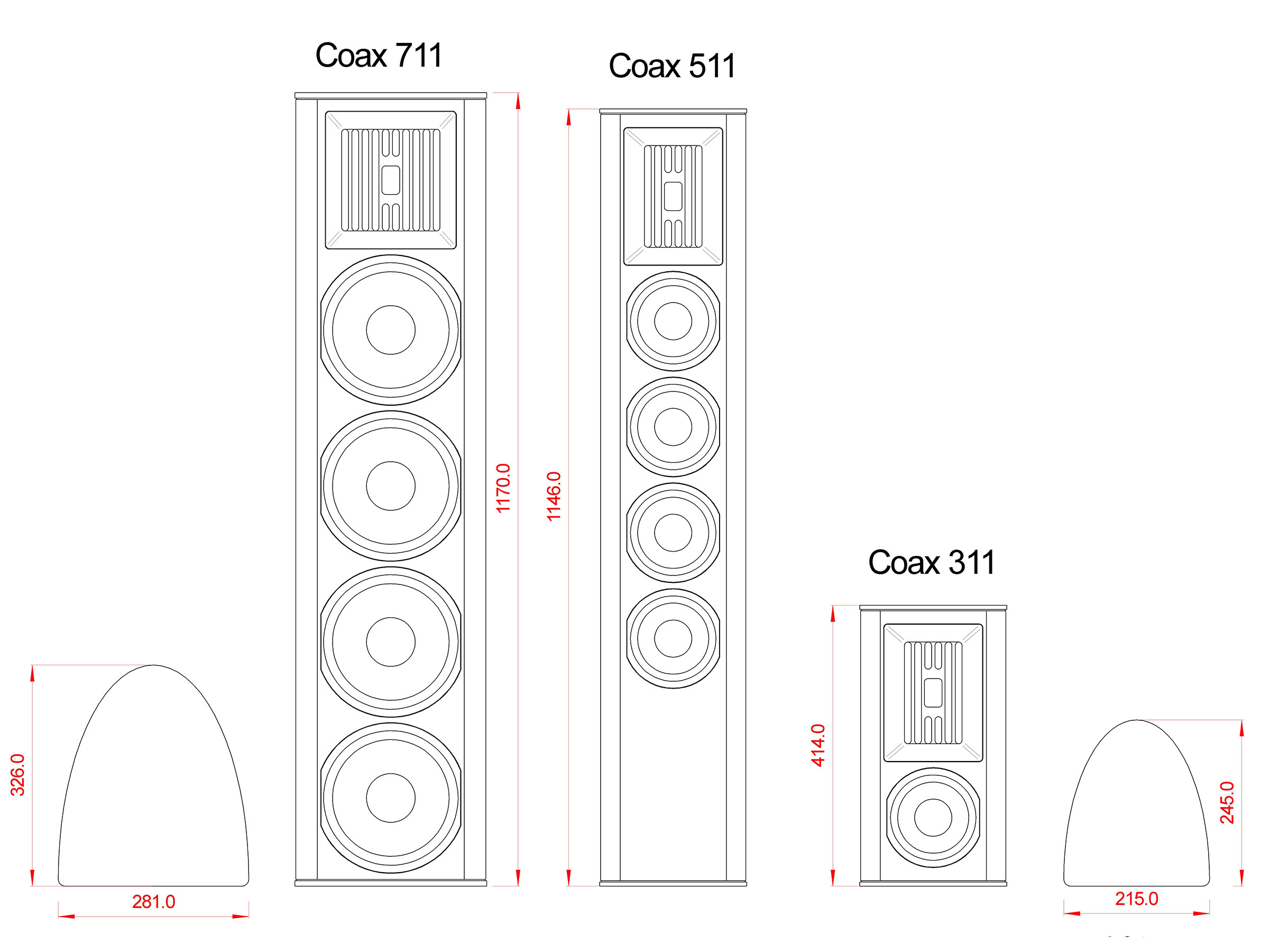 Piega Serie Coax2 - Masse