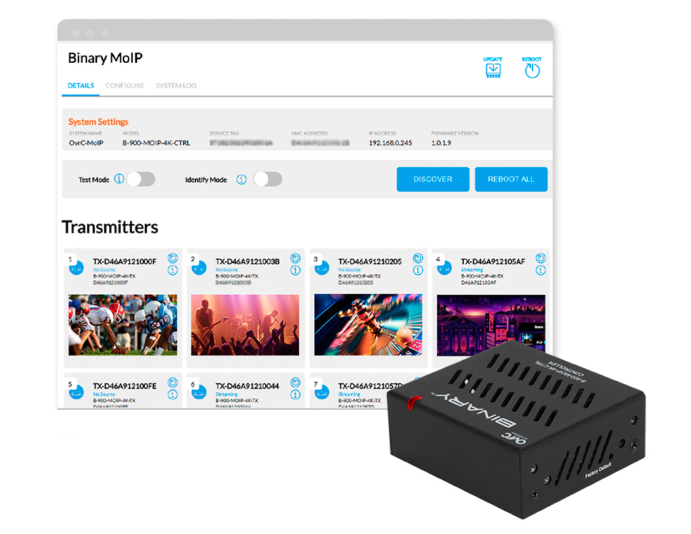 Binary - Media over IP Systeme - Controller - HiFi Forum