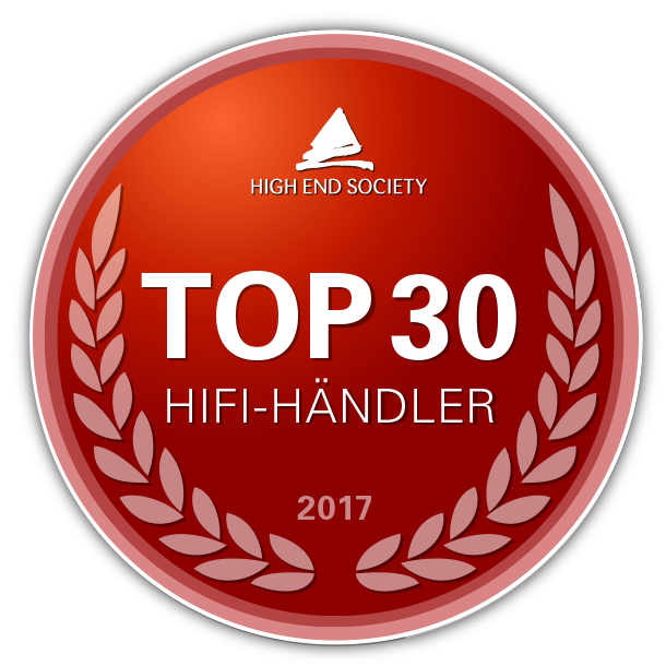 Auszeichnung TOP 30 HiFi Händler Deutschlands