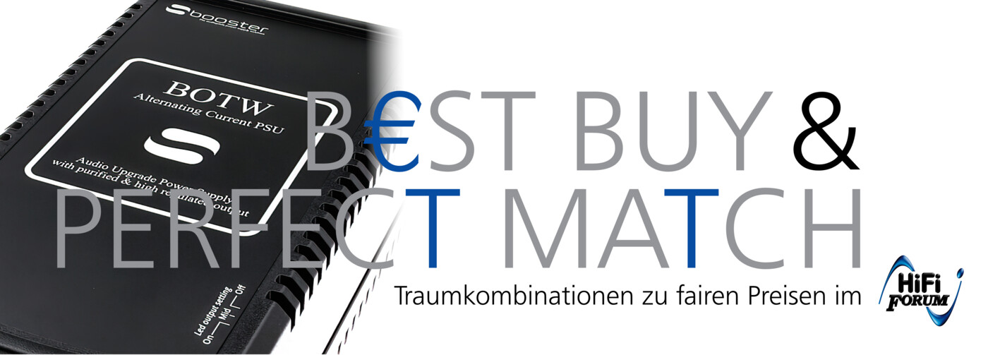 Perfect Match and Best Buy together – mit viel Enthusiasmus und Wissen zu traumhaften Kombinationen.